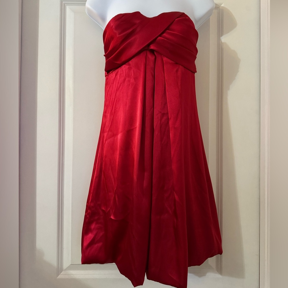 XSCAPE by Joanna Chen: Red Elegance Dress